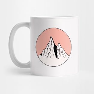 Mountains Sketch V11 Mug